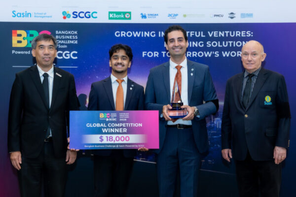 ทีม Imagine Devices จาก University of Texas at Austin คว้าแชมป์ Bangkok Business Challenge 2026 powered by SCGC การแข่งขันแผนธุรกิจสตาร์ตอัป มุ่งผลักดันนวัตกรรมใหม่เพื่อโลกอนาคต