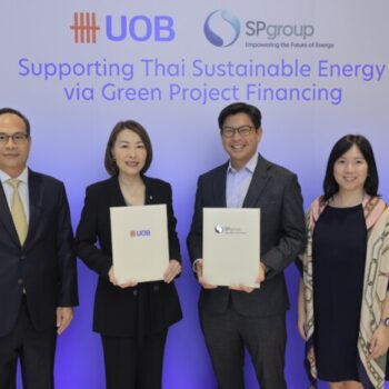 ยูโอบี สนับสนุนการขยายธุรกิจโซลูชันพลังงานยั่งยืนของ SP Group ในประเทศไทย ด้วยสินเชื่อโครงการสีเขียว