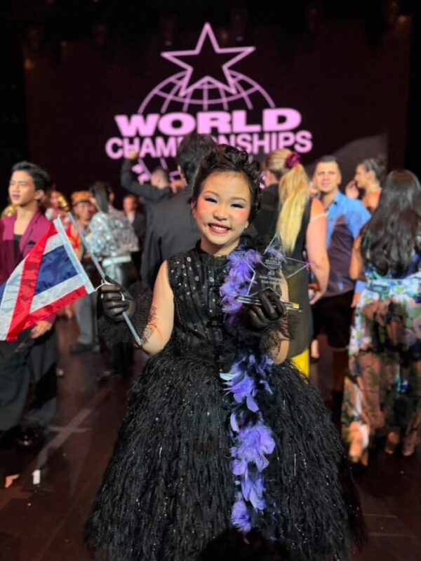 ​Young Thai Talent Makes History: Charyn Sinthavathavorn Crowned WCOPA 2026 Marking Thailand’s first-world champion title in 28 years at the global performing arts competition in Las Vegas.