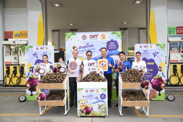 กรมการค้าภายในผนึกกำลัง 4 ปั๊มน้ำมันยักษ์ใหญ่ (PTT Station, Bangchak,   PT, Susco) ช่วยเกษตรกรภาคใต้ระบายมังคุดคุณภาพดี 300 ตัน!