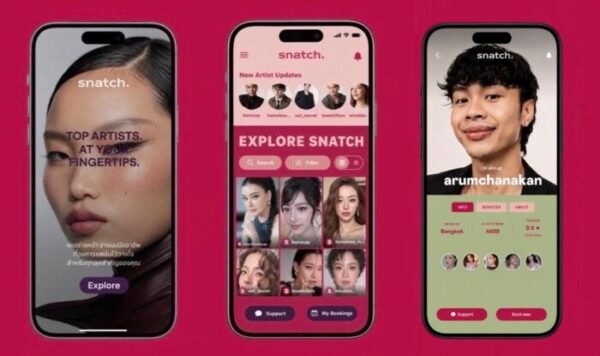 เปิดตัว “SNATCH” แอปจองช่างแต่งหน้า–ทำผมระดับพรีเมียมแห่งแรกของไทย! ชวนสัมผัสประสบการณ์ Beauty Booking Services รูปแบบใหม่ ที่ง่ายและเป็นระบบกว่าเดิม พร้อมเปิดตัว “หมิว–ณัชชา” Face of SNATCH ร่วมสร้างมาตรฐานใหม่ให้วงการความงาม